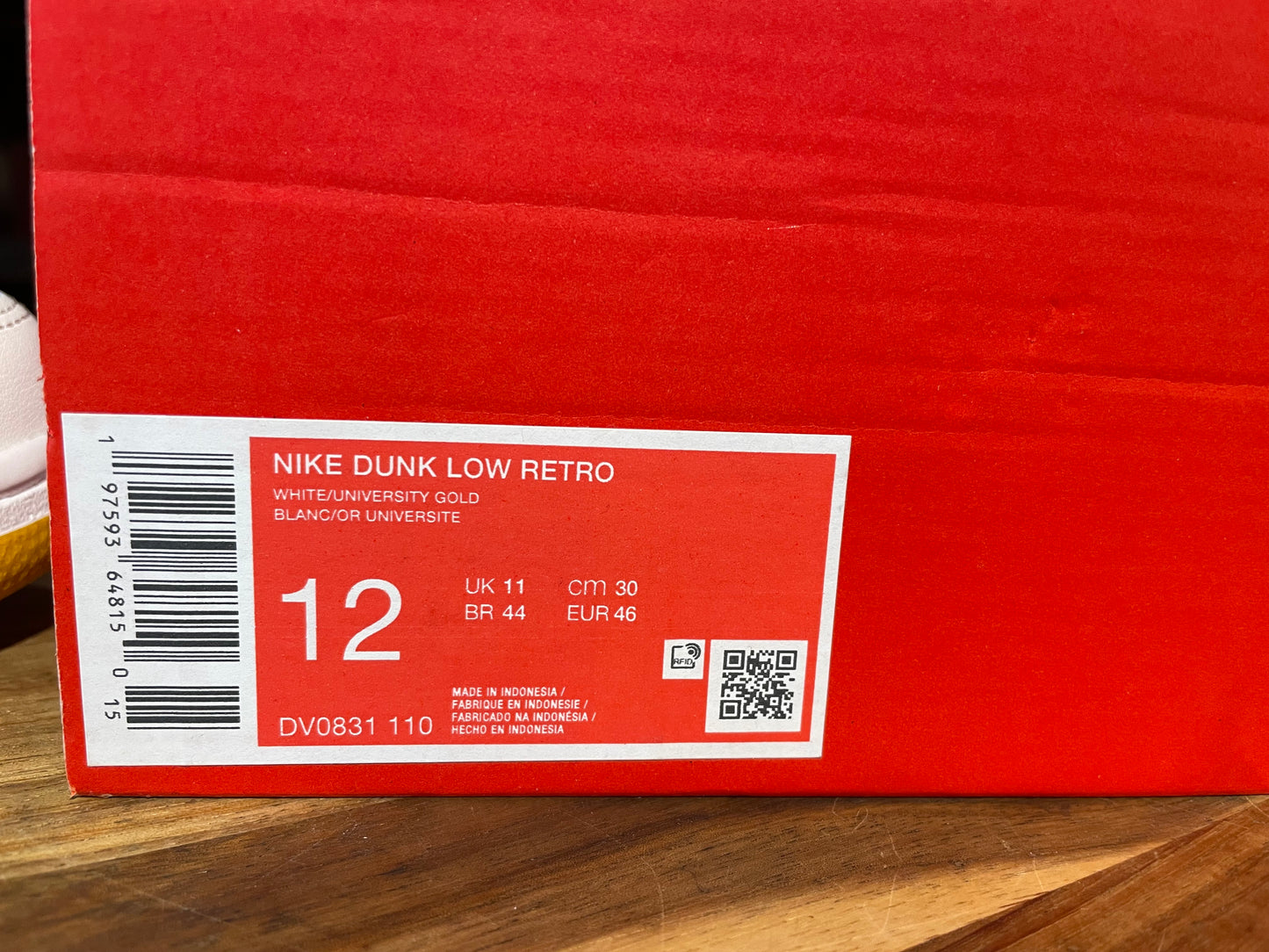 Nike Dunk Lo Sz 12