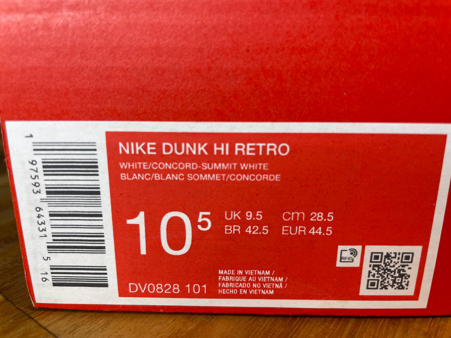 Nike Dunk Hi Sz 10.5