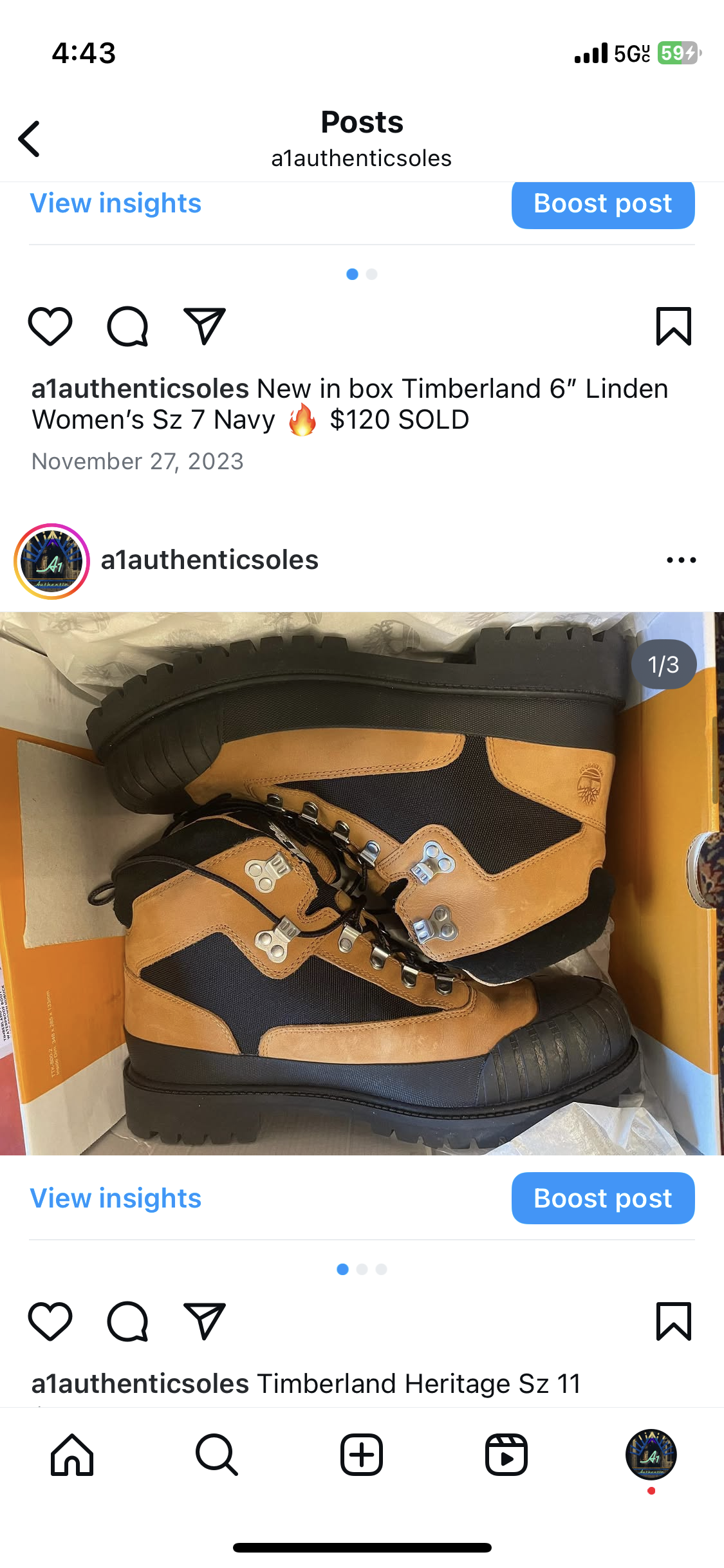 Timberland Heritage Sz 11