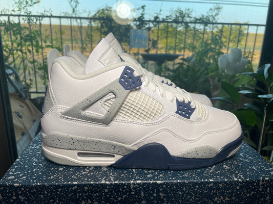 * Air Jordan 4 Midnight Navy Sz 9