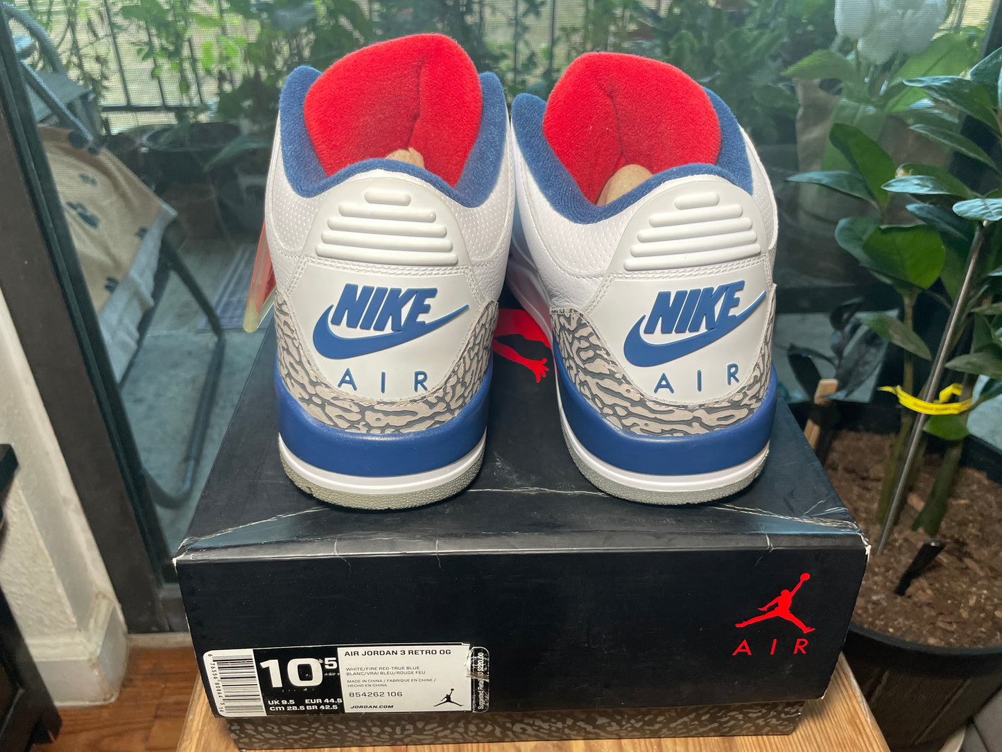 * Air Jordan 3 True Blue (2016) Sz 10.5