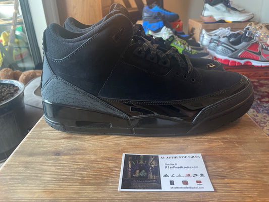 Air Jordan 3 Black Cat Sz 11