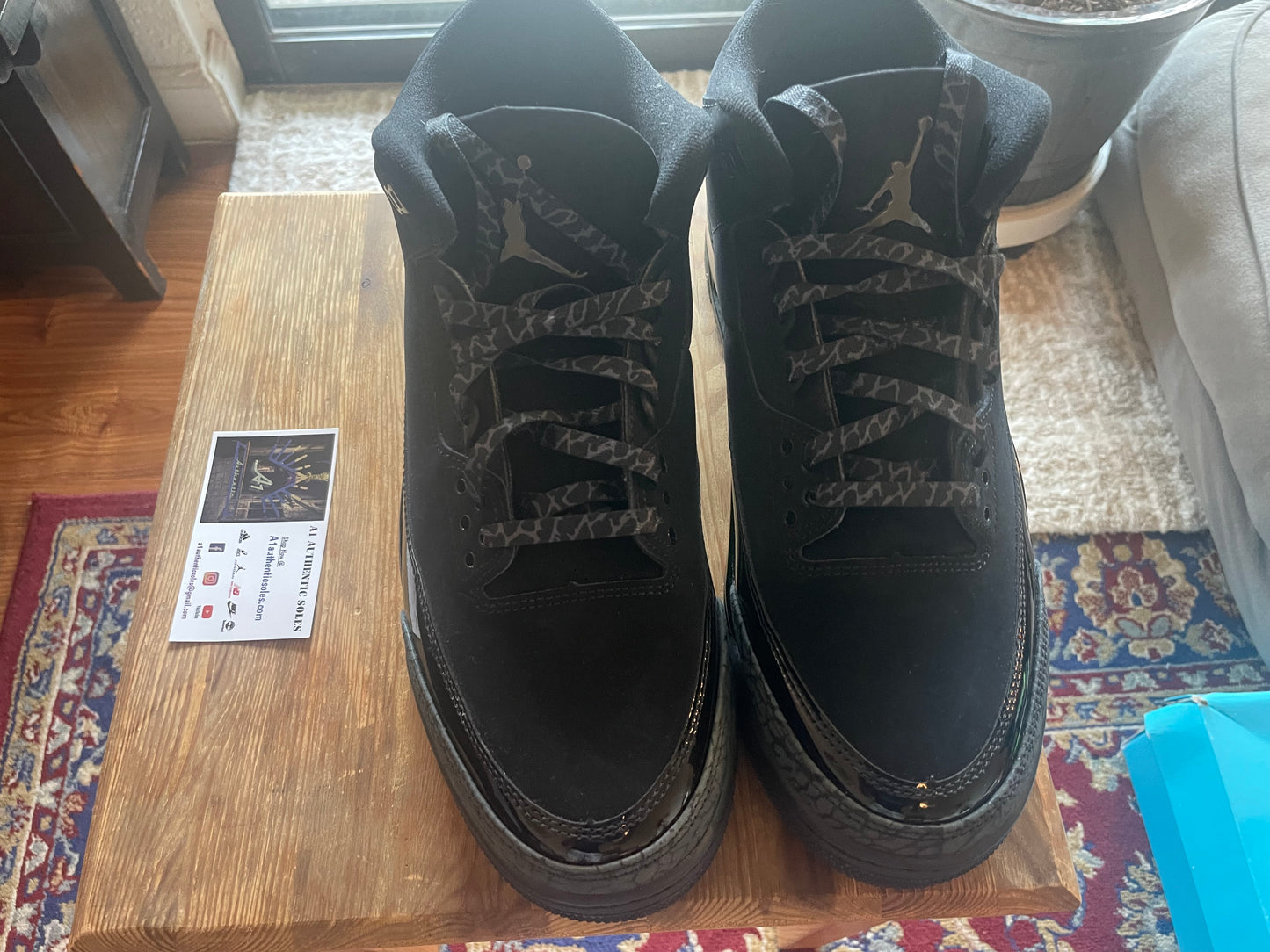 Air Jordan 3 Black Cat Sz 11