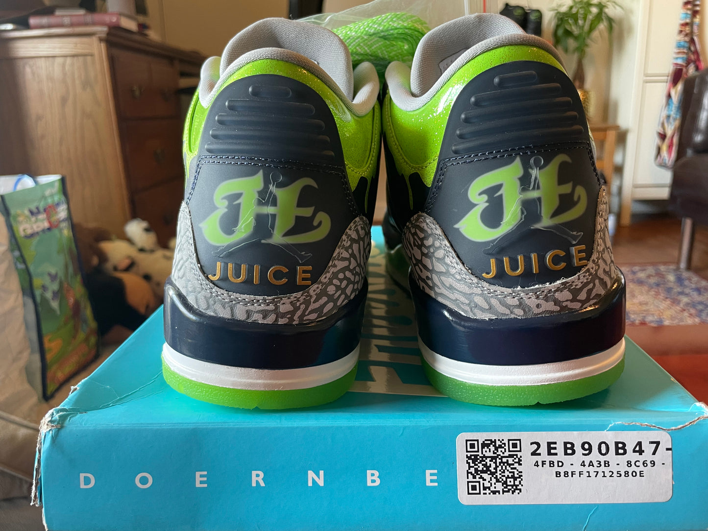 * Air Jordan 3 Hugo Doernbecher XIX Sz 10