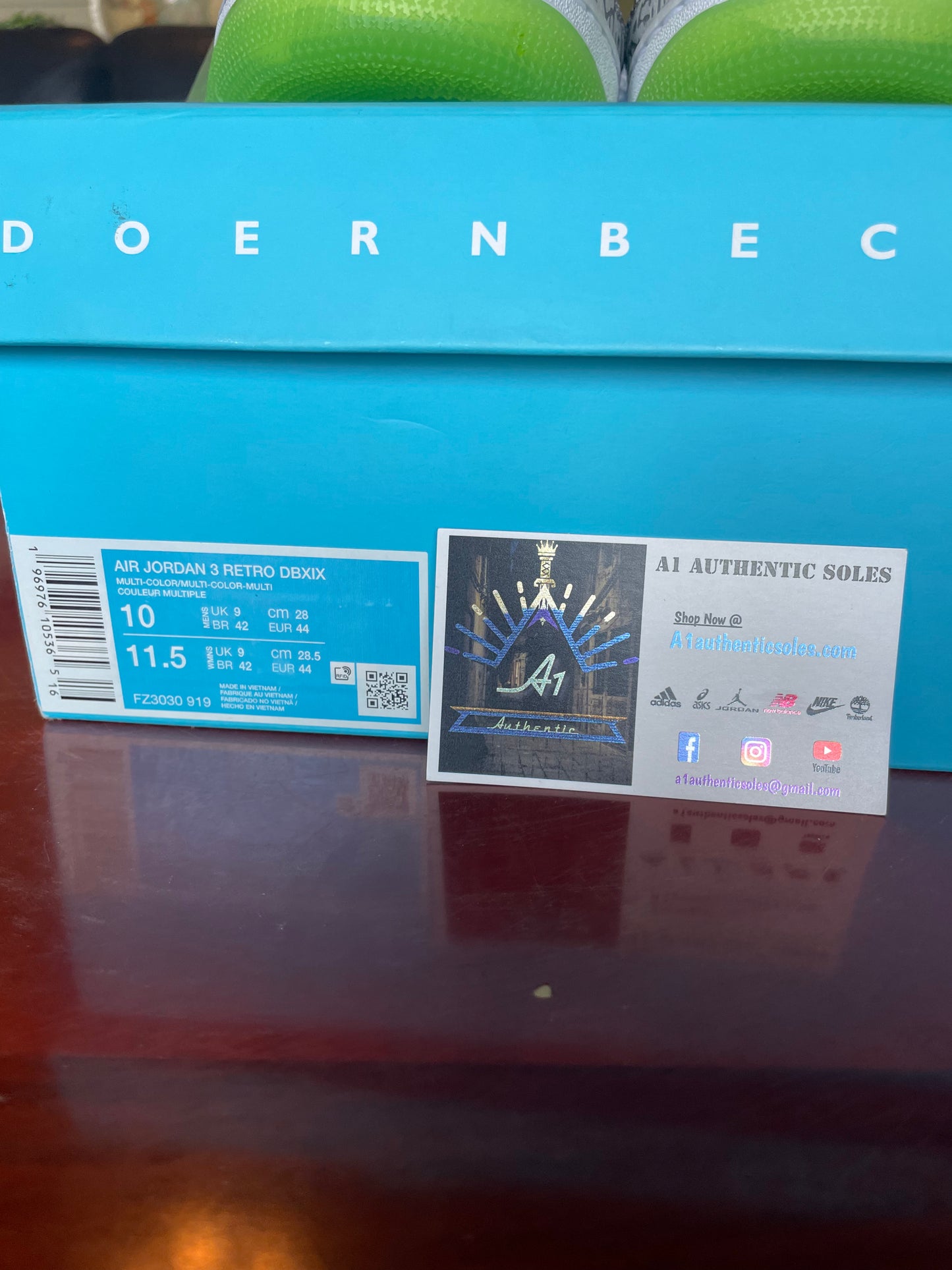* Air Jordan 3 Hugo Doernbecher XIX Sz 10