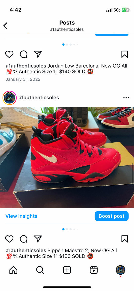 Nike Pippen Maestro 2 Sz 11