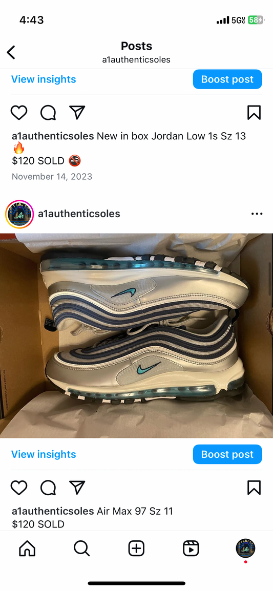 Nike Air Max 97 Sz 11