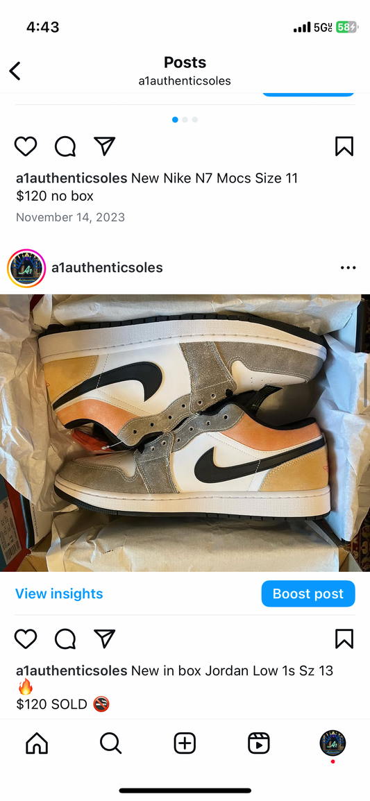 Air Jordan 1 Lo Sz 13